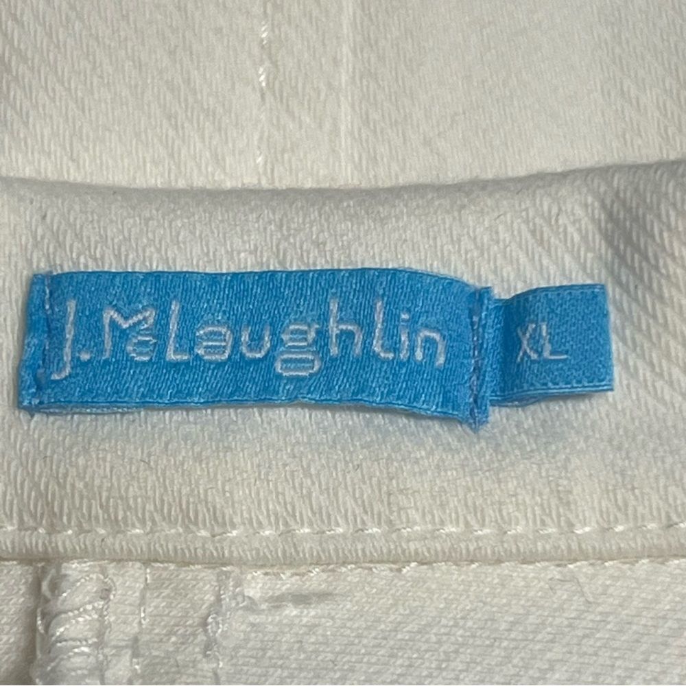 J McLaughlin Womens Stretch Blazer Jacket Size XL Preppy Minimalist Coastal - Picture 7 of 8